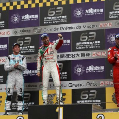 Estratégia de risco deu triunfo a Tiago Monteiro em Macau