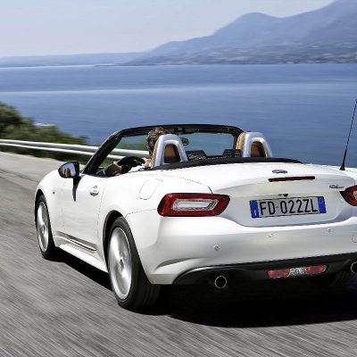 Fiat 124 Spider: Sushi à carbonara