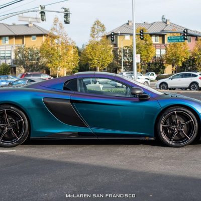 O McLaren que muda de cor como um camaleão