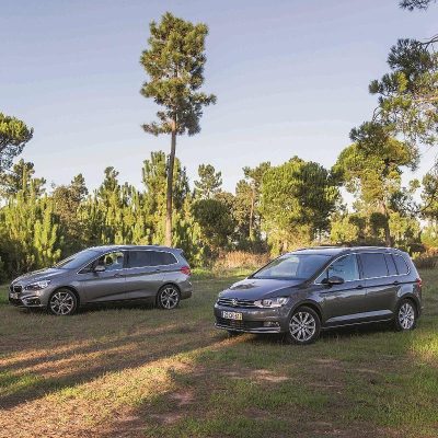 BMW 216D Gran Tourer vs VW Touran 1.6 TDI: Cabe sempre mais um