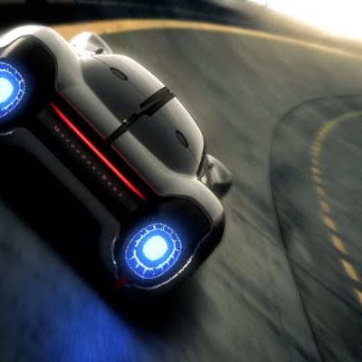 Mercedes a jato para bater recordes de velocidade