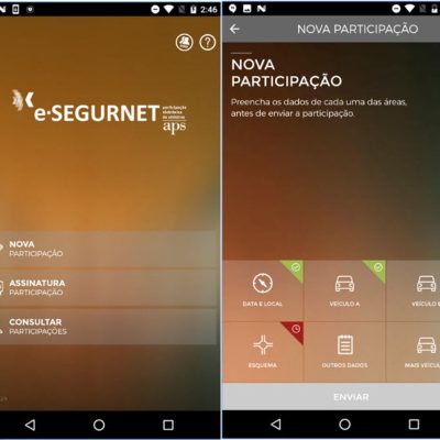 Já pode preencher a declaração amigável de acidente no seu smartphone