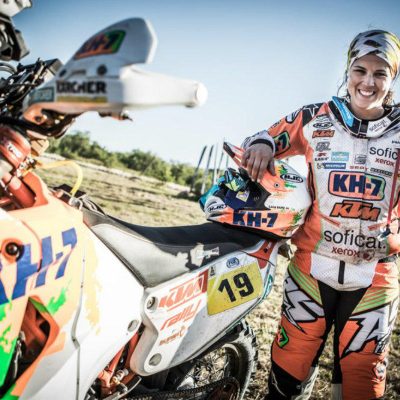 Laia Sanz, a mulher que mais vezes terminou o Dakar